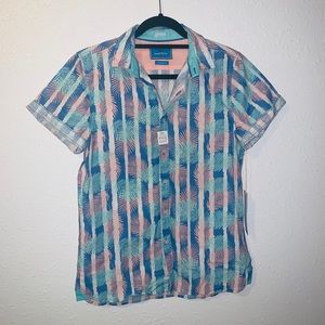 MTL handsome tropical button down shirt🌴